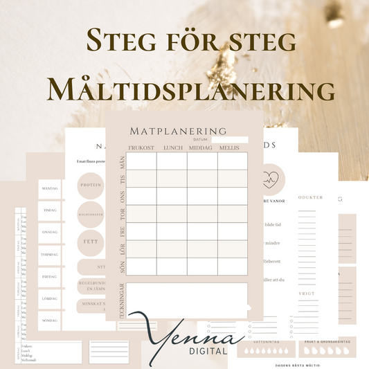 Steg för steg matplanering